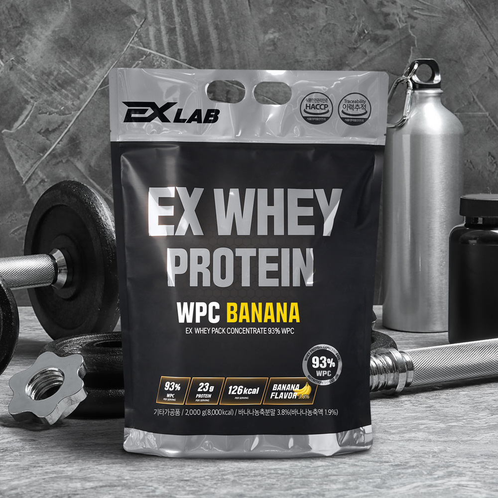 [EXLAB] 포대유청 WPC 바나나맛(2kg)