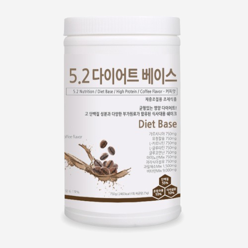 [5.2] 다이어트베이스 리얼커피맛 750g