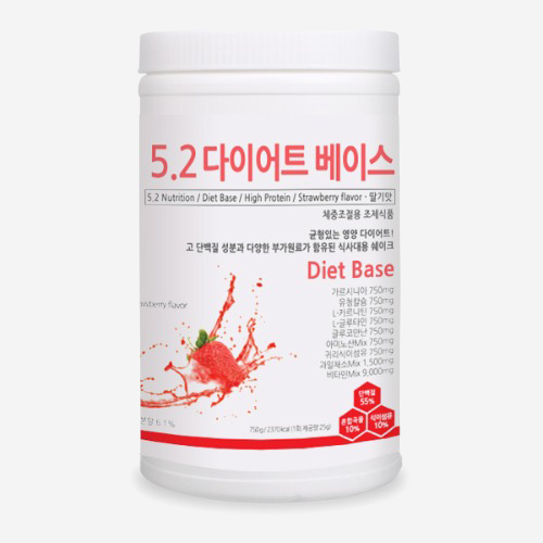[5.2] 다이어트베이스 리얼딸기맛 750g