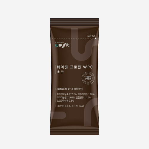 [웨이핏]프로틴 WPC 초코맛(1포) 단백질보충제/포대유청/유청단백질